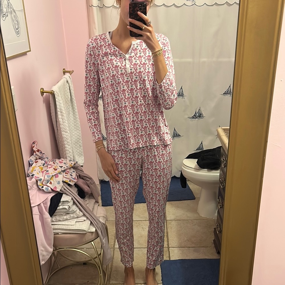 Roller Rabbit Long Sleeve Pajama Set